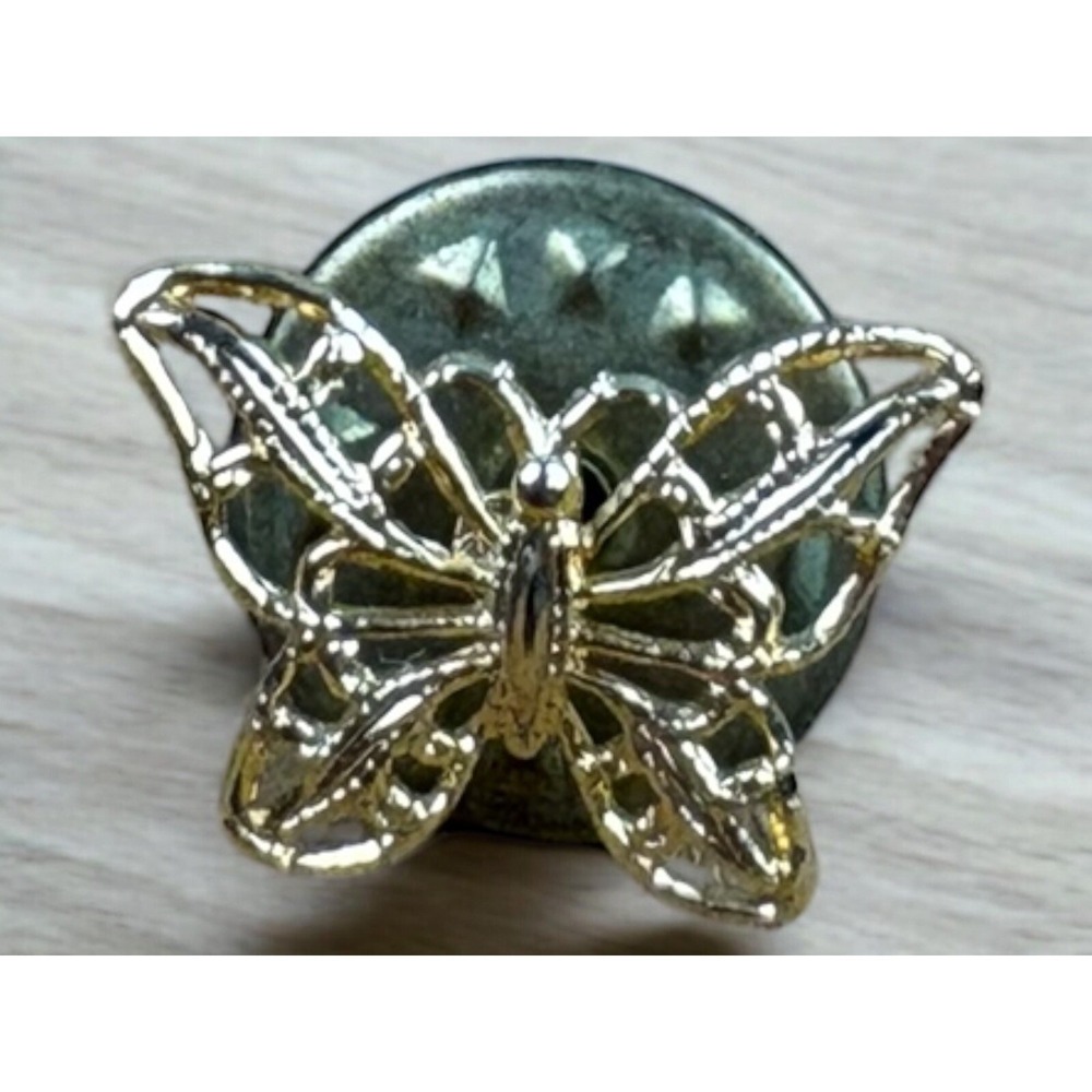 Vintage Gold Tone Butterfly Pin